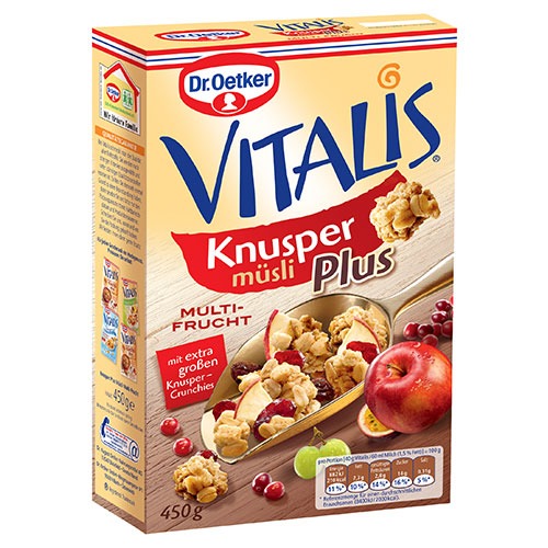 Dr. Oetker Vitalis Multi Meyveli Çıtır Müsli