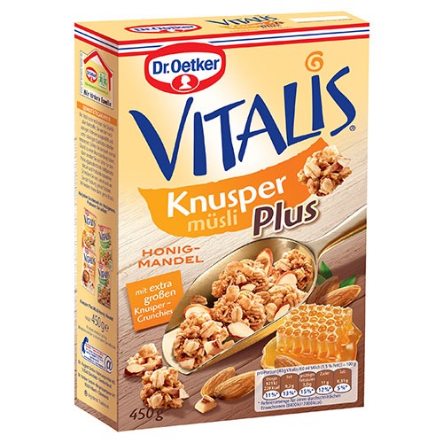 Dr. Oetker Vitalis Bal Bademli Çıtır Müsli