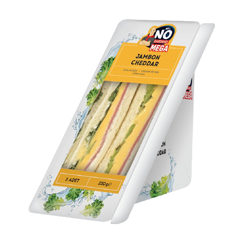 Mr. NO Jambon Cheddar Mega Sandviç