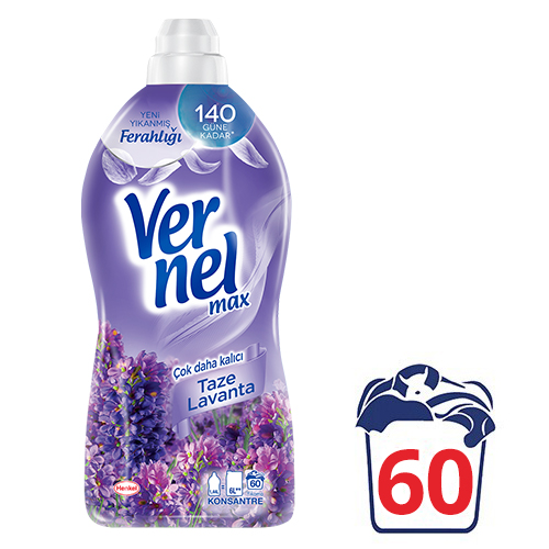 Vernel Max Konsantre Çamaşır Yumuşatıcı Nergis & Lavanta Çiçeği 60 Yıkama