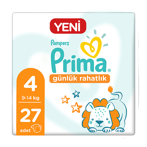 Prima Bebek Bezi Günlük Rahatlık 4 Beden