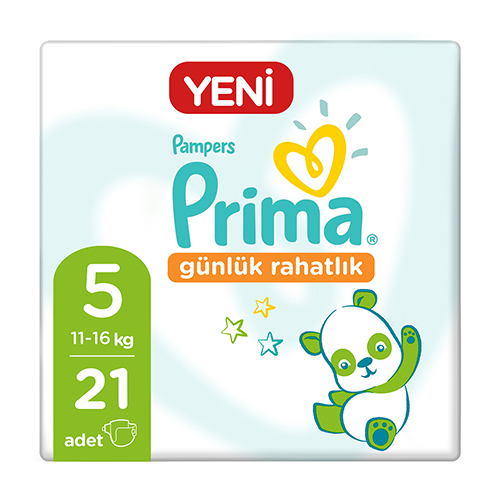Prima Bebek Bezi Günlük Rahatlık 5 Beden