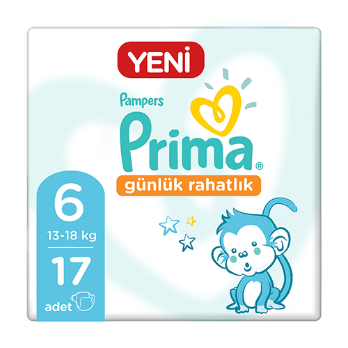 Prima Bebek Bezi Günlük Rahatlık 6 Beden