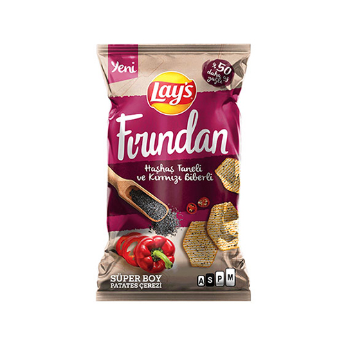 Lay's Fırından Haşhaş & Kırmızı Biber Süper Boy