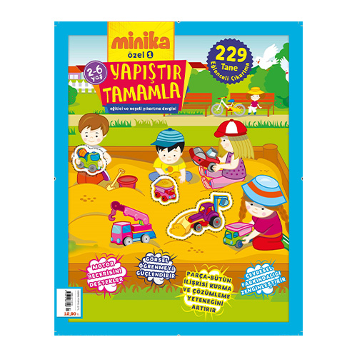 Minika Yapıştır Tamamla Dergi