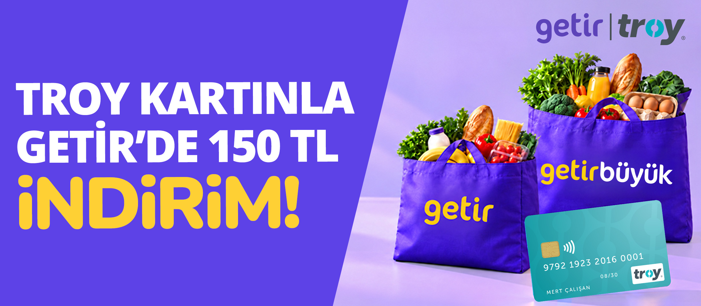 TROY kartla ödemene 150 TL hediye!