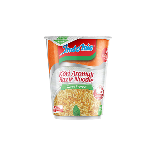Indomie Köri Çeşnili Hazır Bardak Noodle